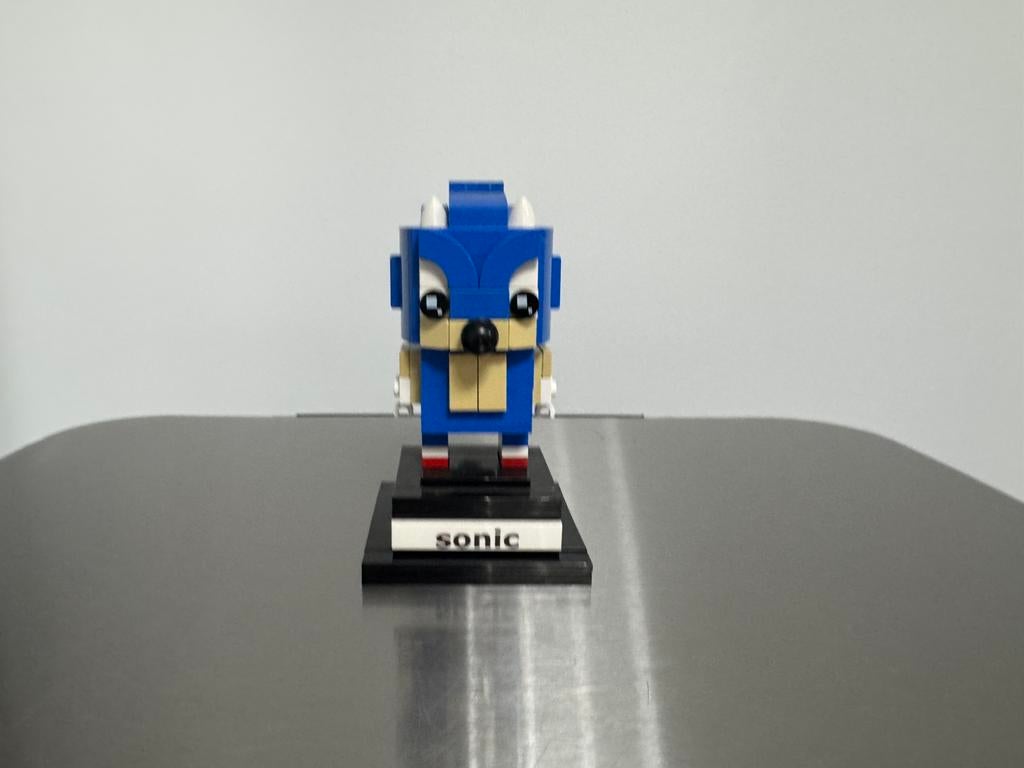 LEGO MOC BrickHeadz Sonic, Kinderen en Baby's, Speelgoed | Duplo en Lego, Zo goed als nieuw, Lego, Minifiguur, Compleet, BrickHeadz