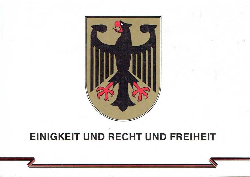 Duitsland 1990 Eenwording Carnet Wapen Blok + zegels, Verzenden, Overige typen