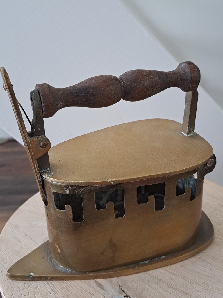 Antiek KOPEREN strijkijzer, Ophalen, Koper