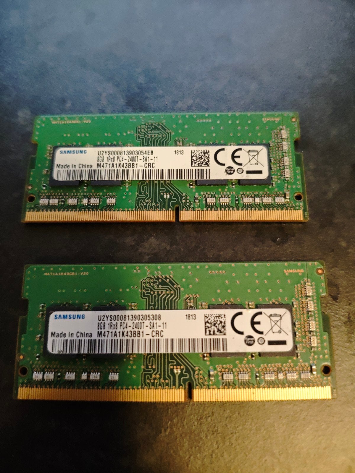 Samsung 16GB (2x8GB) DDR4 SODIMM Laptop Geheugen, Computers en Software, Gebruikt, DDR4, Ophalen of Verzenden, Laptop