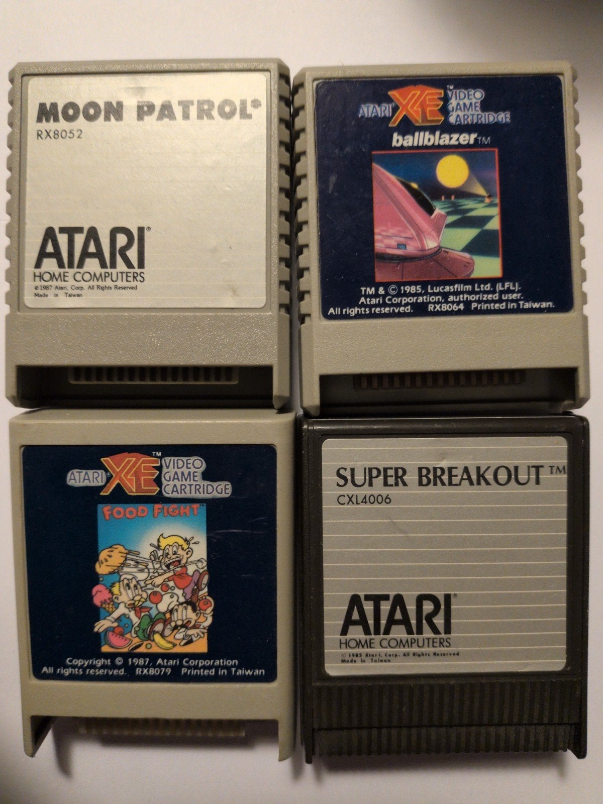 8 Atari XE game cartridges., Spelcomputers en Games, 2 spelers, Ophalen of Verzenden, Zo goed als nieuw, Vanaf 3 jaar