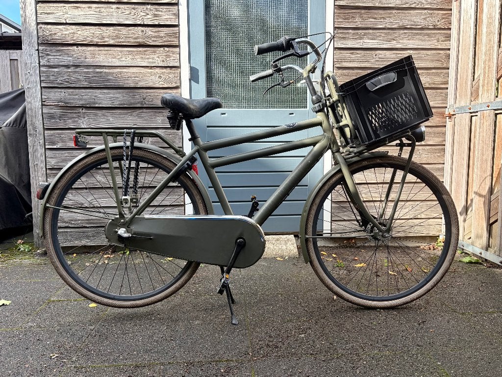 Cortina U4 Army jongensfiets 28 inch / 50 cm 3 versnellingen, Fietsen en Brommers, Gebruikt, Cortina, Handrem, Trommelrem