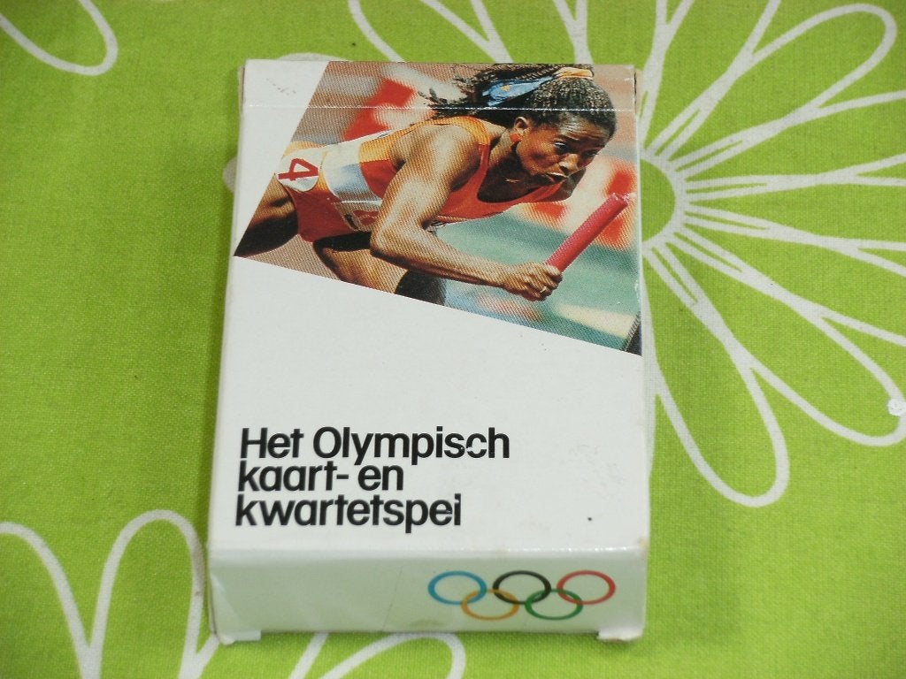 Het Olympisch kaart- en kwartetspel van Content, Ophalen of Verzenden, Zo goed als nieuw, Kwartet(ten)