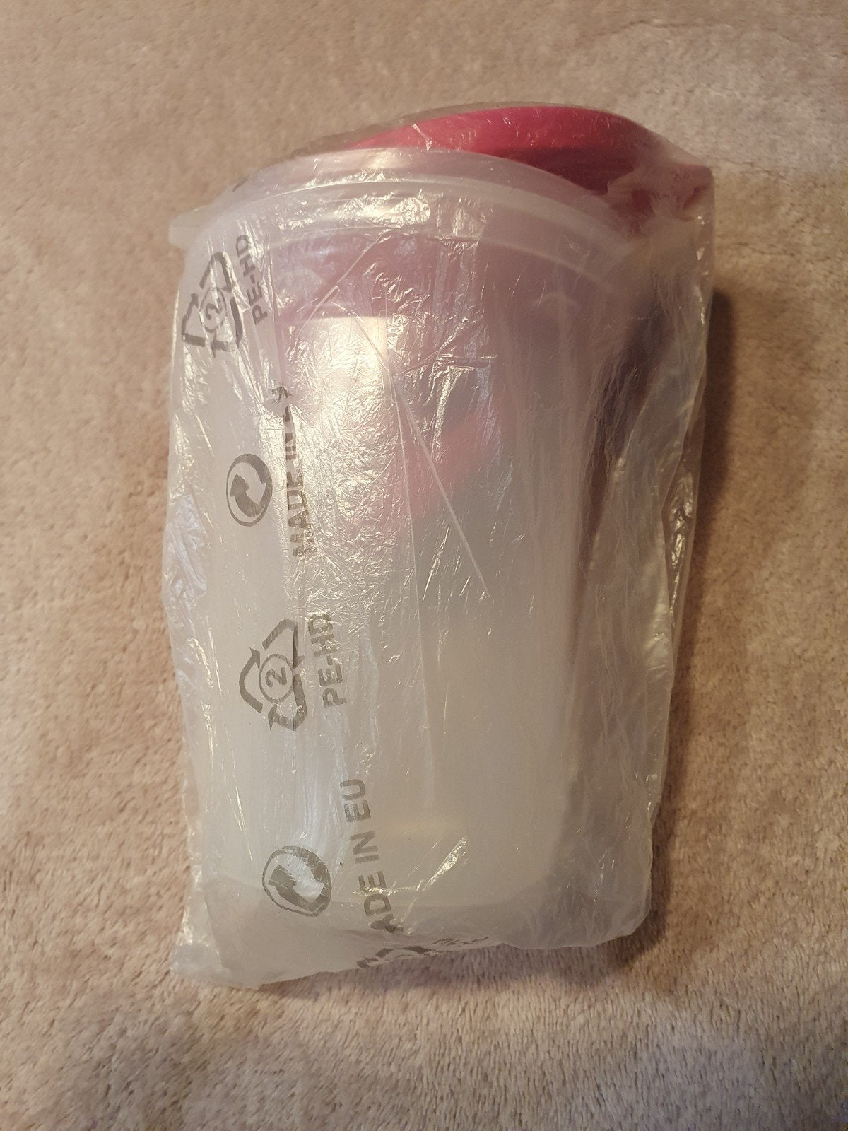 Tupperware Shakebeker 450ml - Ideaal voor onderweg, Overige kleuren, Nieuw, Ophalen of Verzenden, BPA-vrij