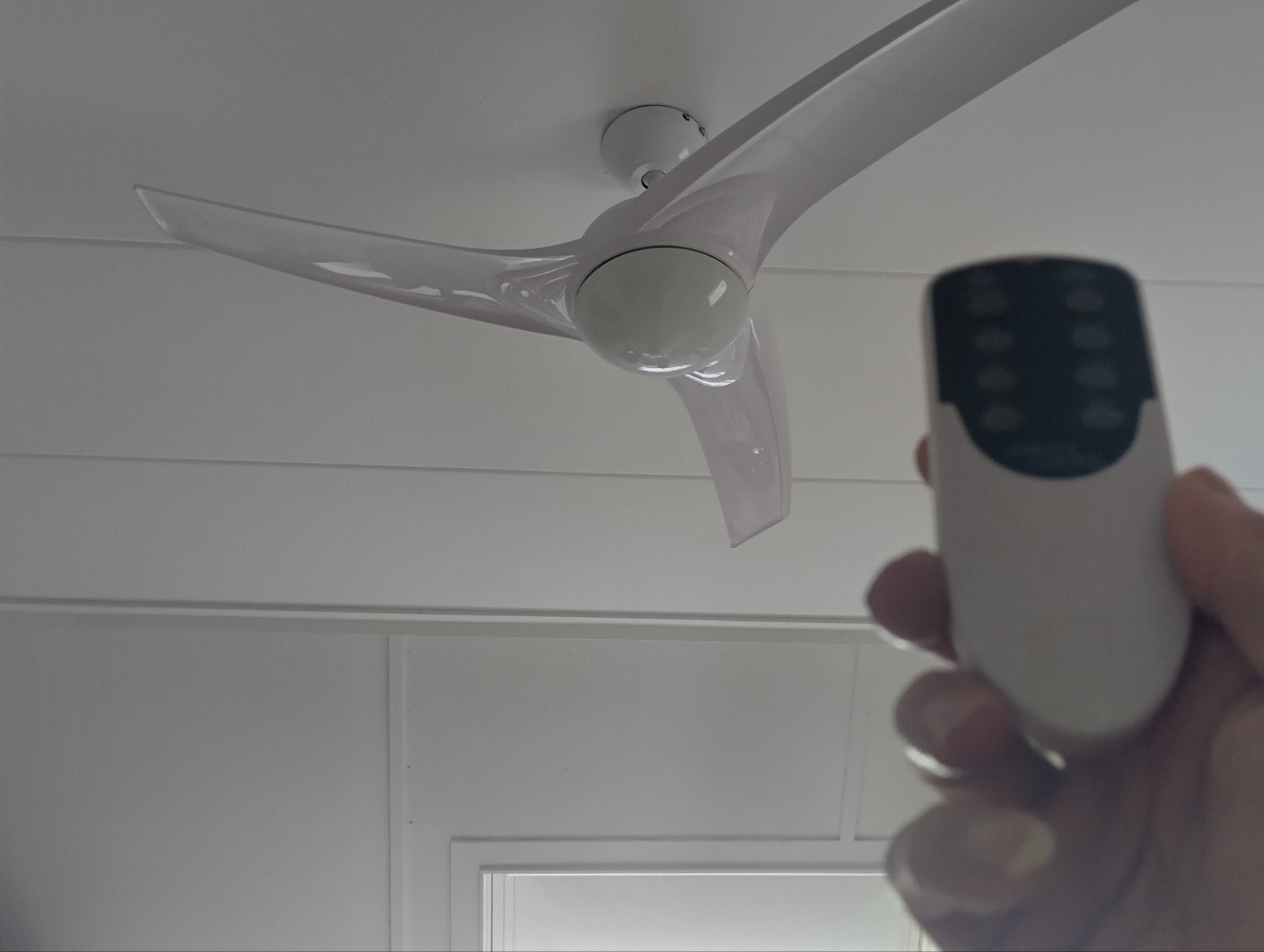 Plafondventilator + verlichting + afstandsbediening, Witgoed en Apparatuur, Ophalen of Verzenden, Ventilator met afstandsbediening