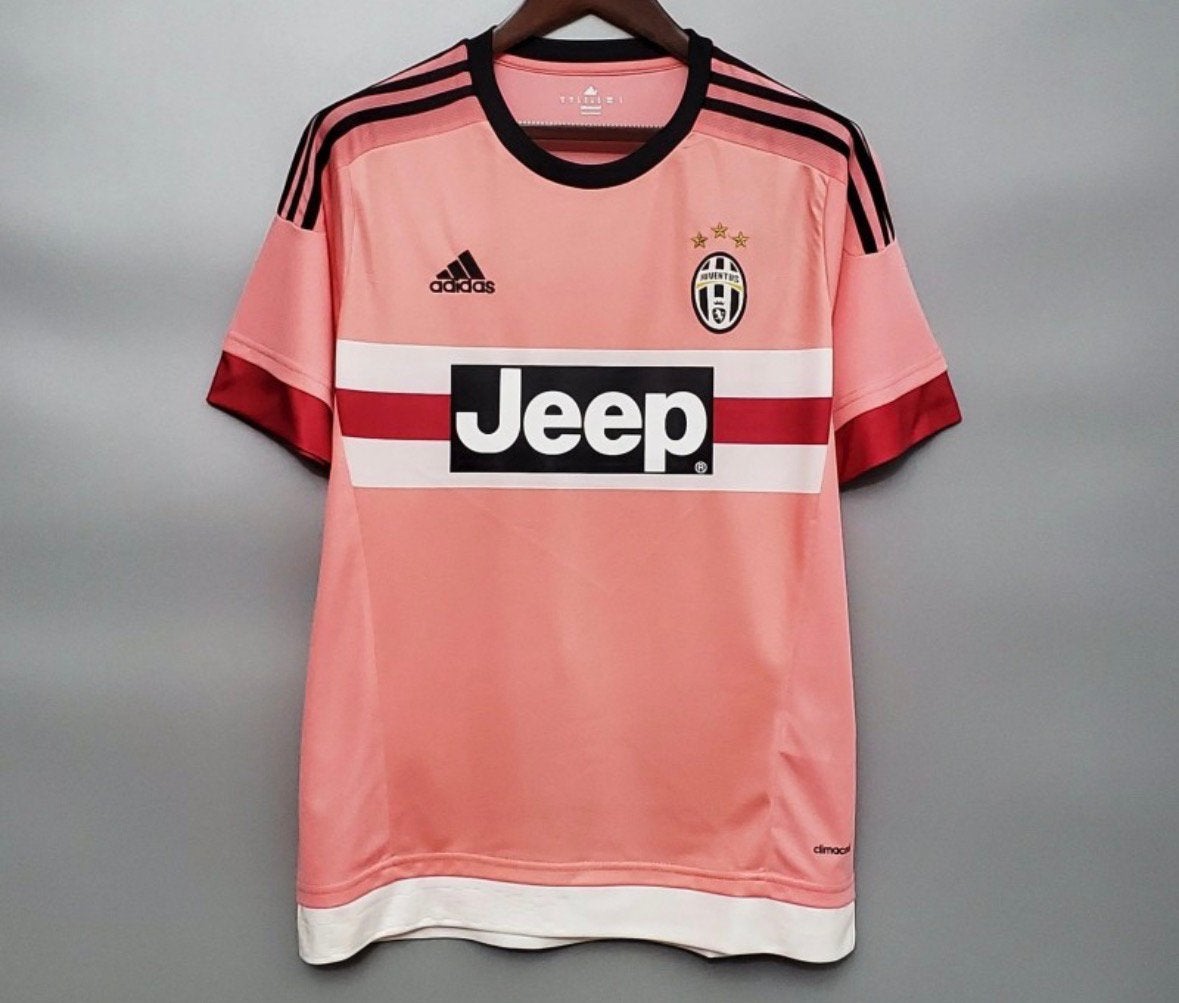 Retro Juventus tenue 15/16 (Maat en bedrukking naar keuze), Maat XL, Ophalen of Verzenden, Zo goed als nieuw, Shirt