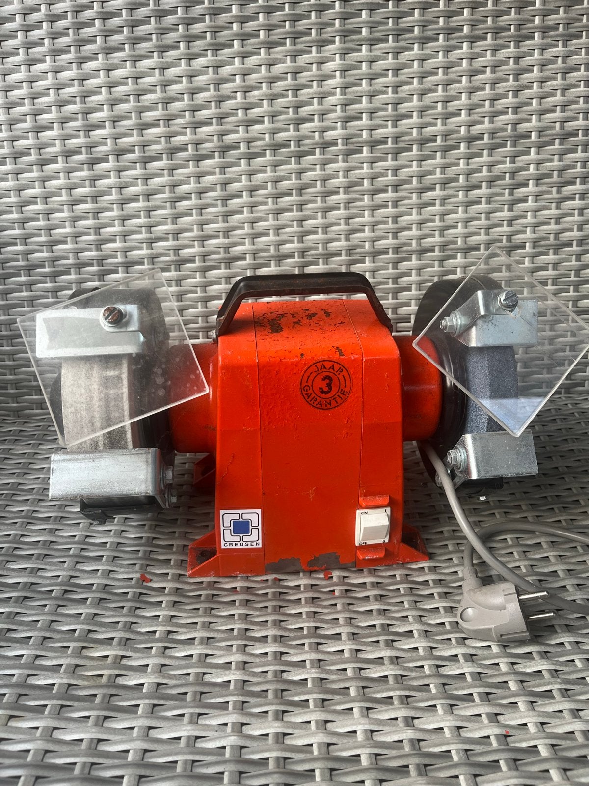 Creusen Werkbankslijpmachine - Gebruikt, Doe-het-zelf en Verbouw, Ophalen of Verzenden, Gebruikt, Minder dan 700 watt, Werkbankslijpmachine