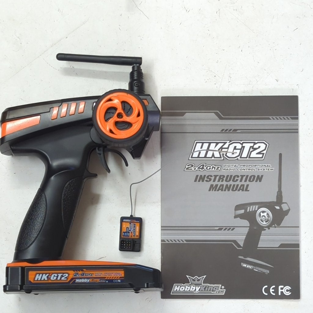 GT2 zenderset weinig gebruikt (Traxxas HPI Tamiya Kyosho ECX, Hobby en Vrije tijd, Modelbouw | Radiografisch | Auto's, Ophalen of Verzenden