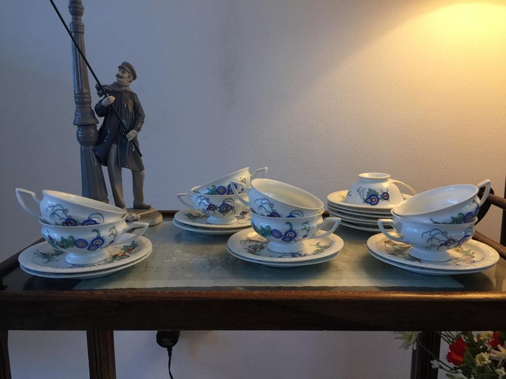8 Rosenthaler kop en schotels Porselein, Antiek en Kunst, Ophalen