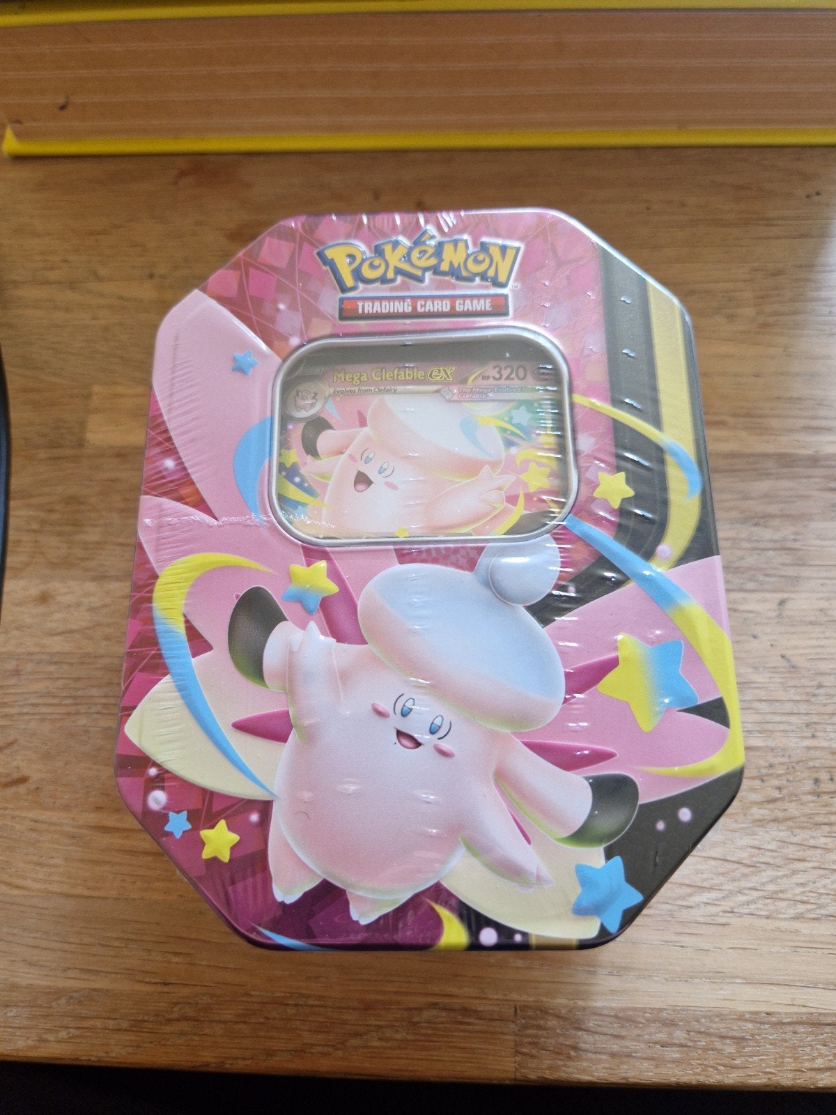 MoonLit Tin Mega Clefable EX, Ophalen of Verzenden, Nieuw