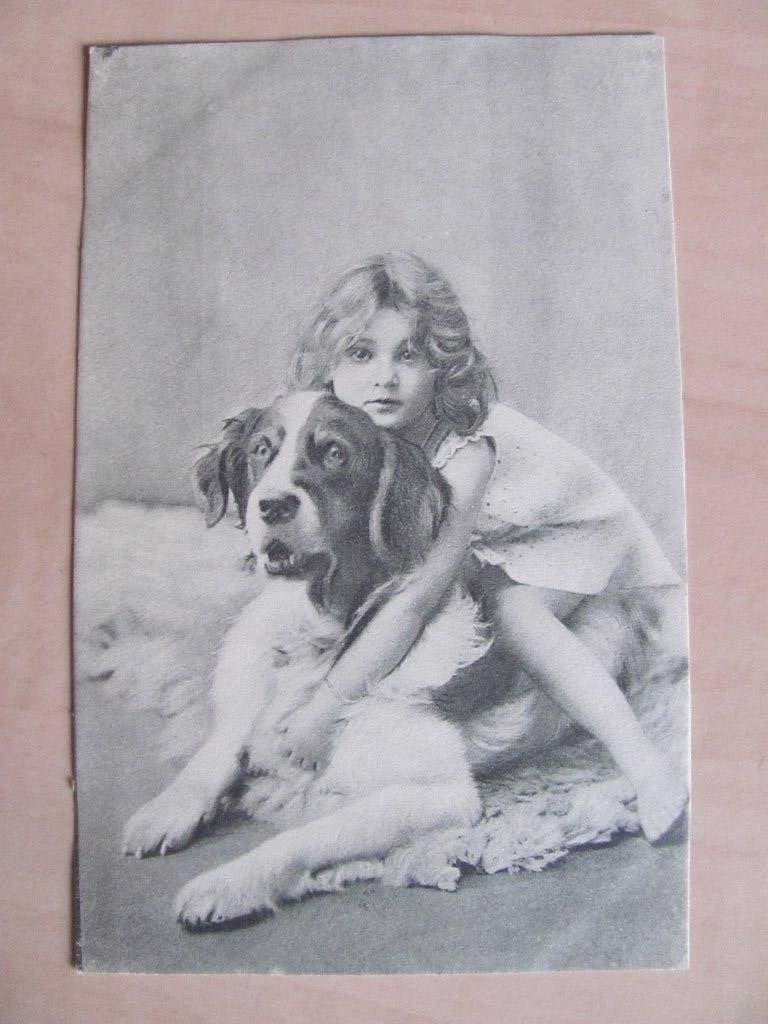 vroege ansicht kinderkaart, Verzamelen, Ophalen of Verzenden, Voor 1920, Gelopen, Kinderen