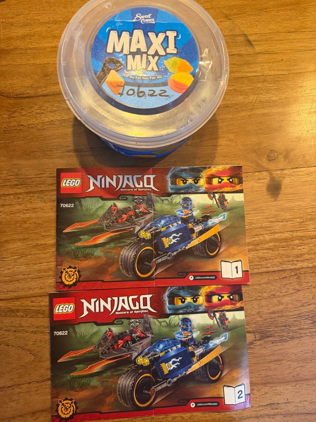 Lego Ninjago 70622 - Desert Lightning instructieboekjes, Gebruikt, Lego, Accessoire, Ophalen of Verzenden