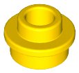 Lego plaatjes rond 1x1 geel 24 stuks nieuw, Ophalen of Verzenden, Nieuw, Losse stenen, Lego