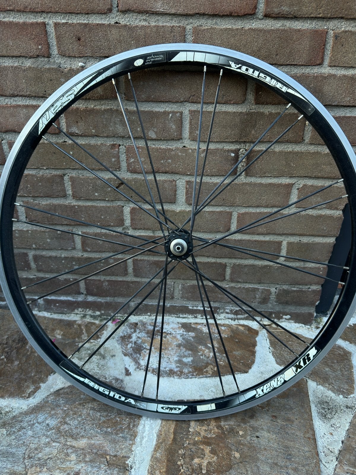 Rigida Xena XR Racefiets Wiel - Gebruikt, Fietsen en Brommers, Fietsonderdelen, Wiel, Gebruikt, Ophalen of Verzenden, Aluminium