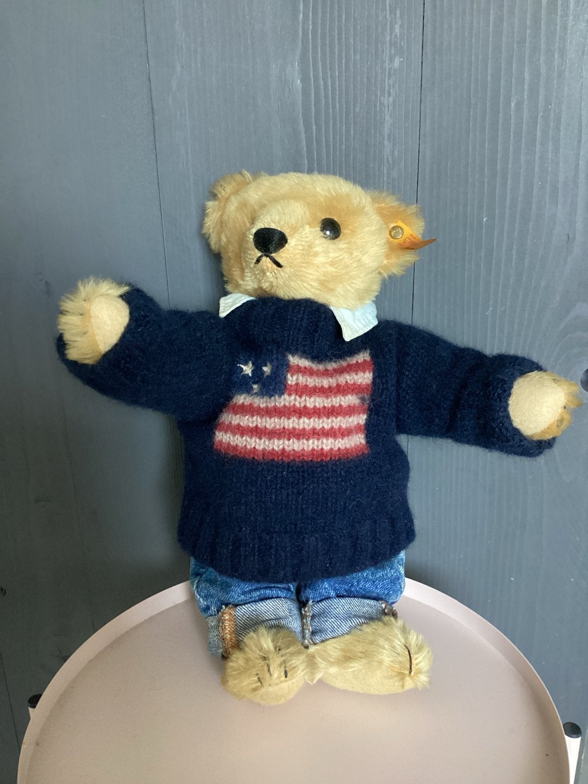 Steiff x Ralph Lauren “The American Bear”, Ophalen of Verzenden, Gebruikt