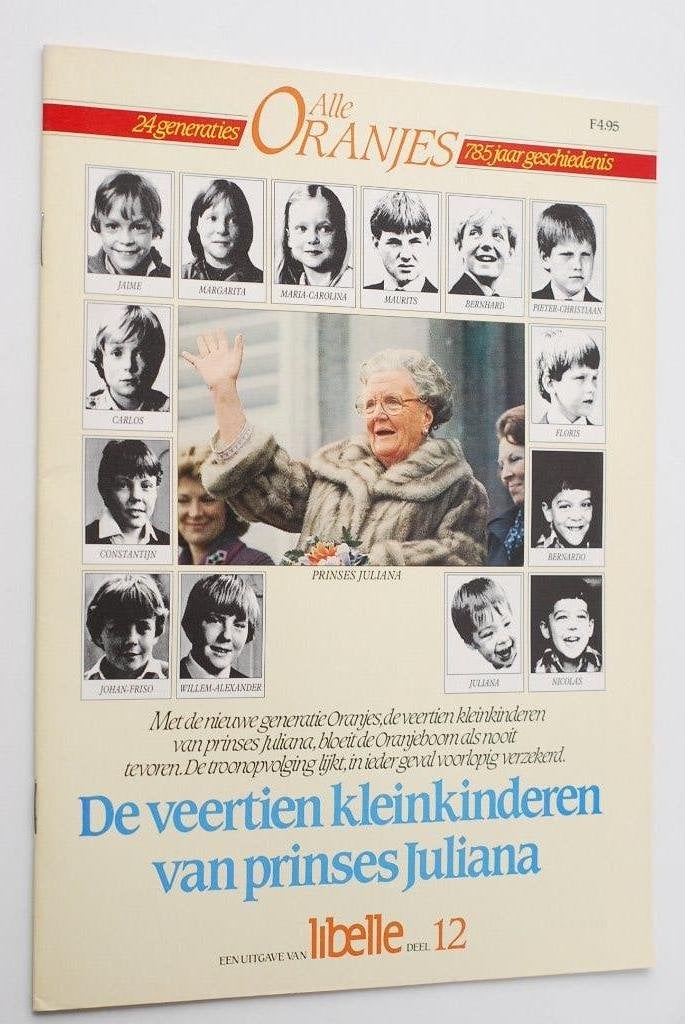 Boek: De veertien kleinkinderen van Juliana (Libelle), Verzenden, Zo goed als nieuw, Overige typen