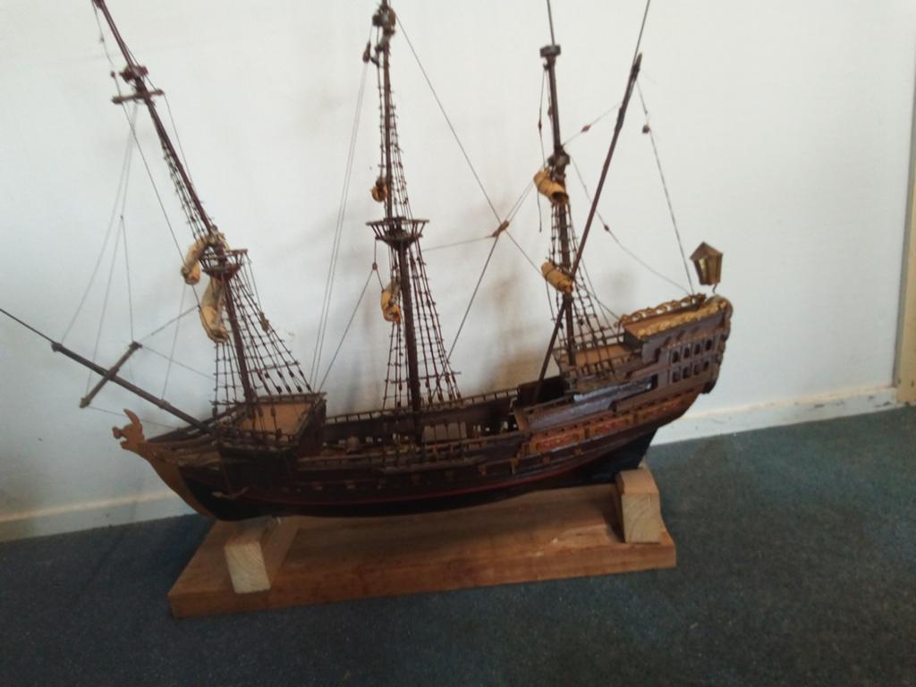 Model schip voc galjoen drie master, Ophalen of Verzenden