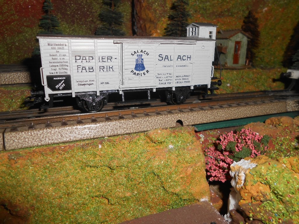 Märklin Museum wagon set 1996 Papierfabriek Salach, Wisselstroom, Ophalen of Verzenden, Märklin, Nieuw