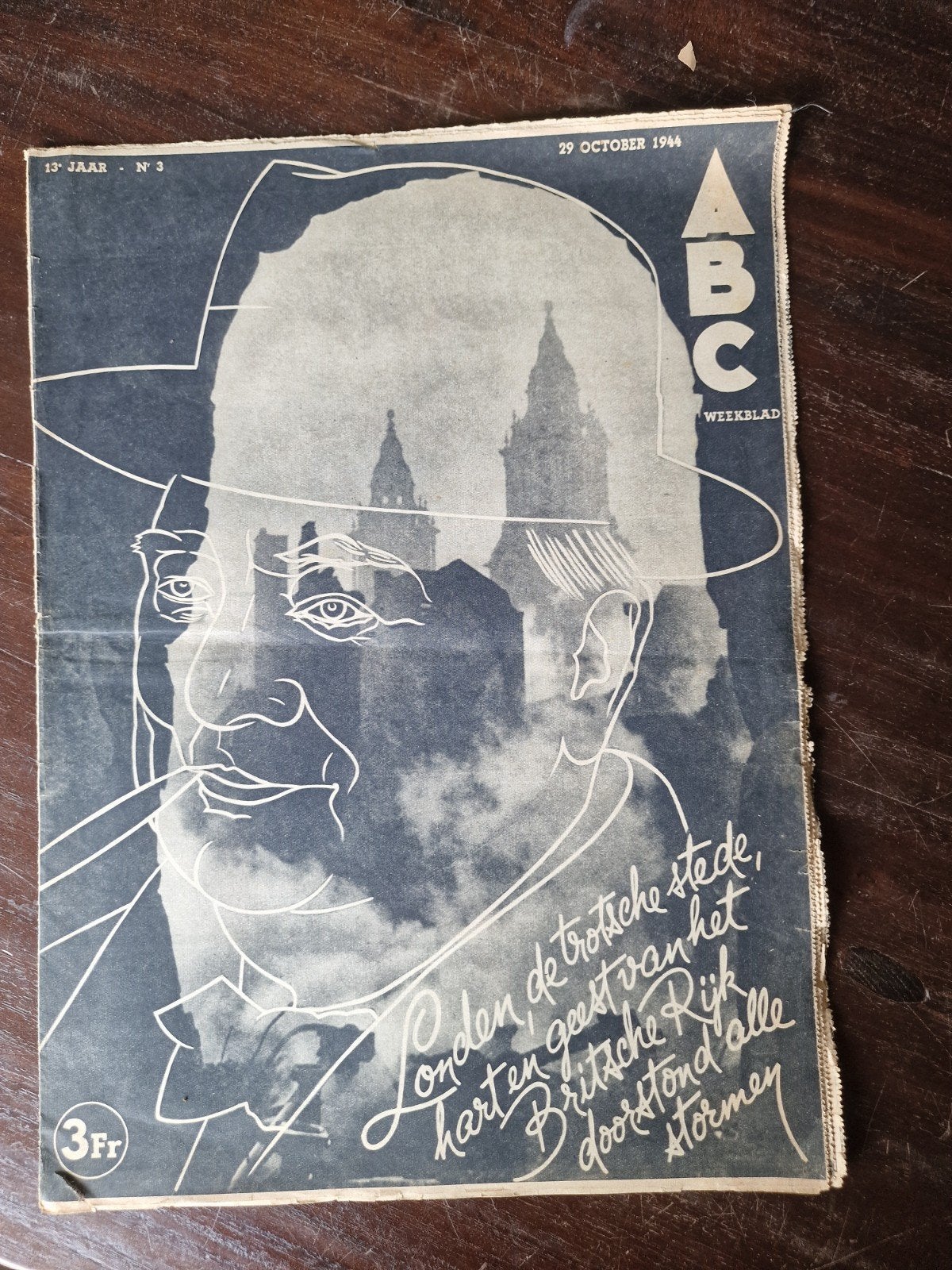 ABC Weekblad - 29 oktober 1944 - Oorlogseditie, Ophalen of Verzenden, Gelezen, Overige typen