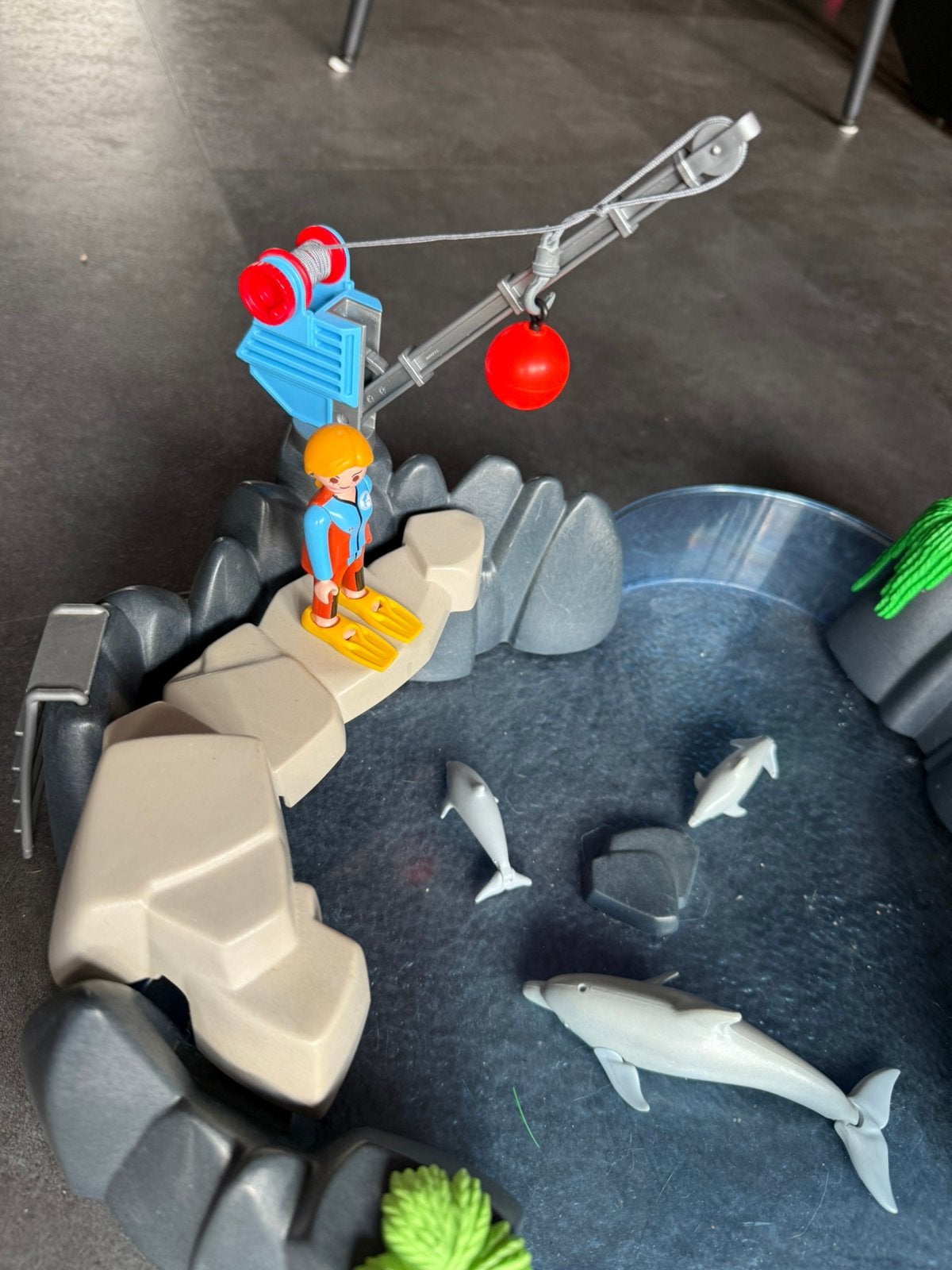Playmobil dolfinarium met extra’s en boekje, Ophalen of Verzenden, Zo goed als nieuw