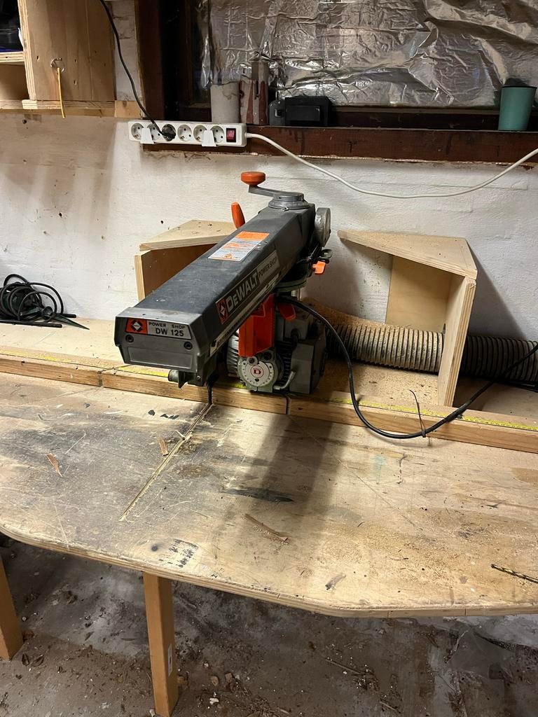 DeWalt Power Shop DW125 Radiaalzaag - Gebruikt, Ophalen, Gebruikt, 70 mm of meer, Afkortzaag