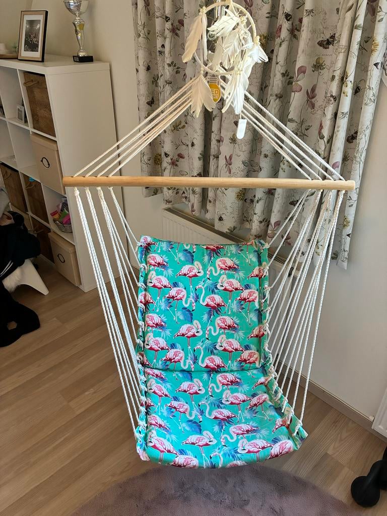 Flamingo hangstoel, Ophalen, Overige kleuren, Zo goed als nieuw, Eén