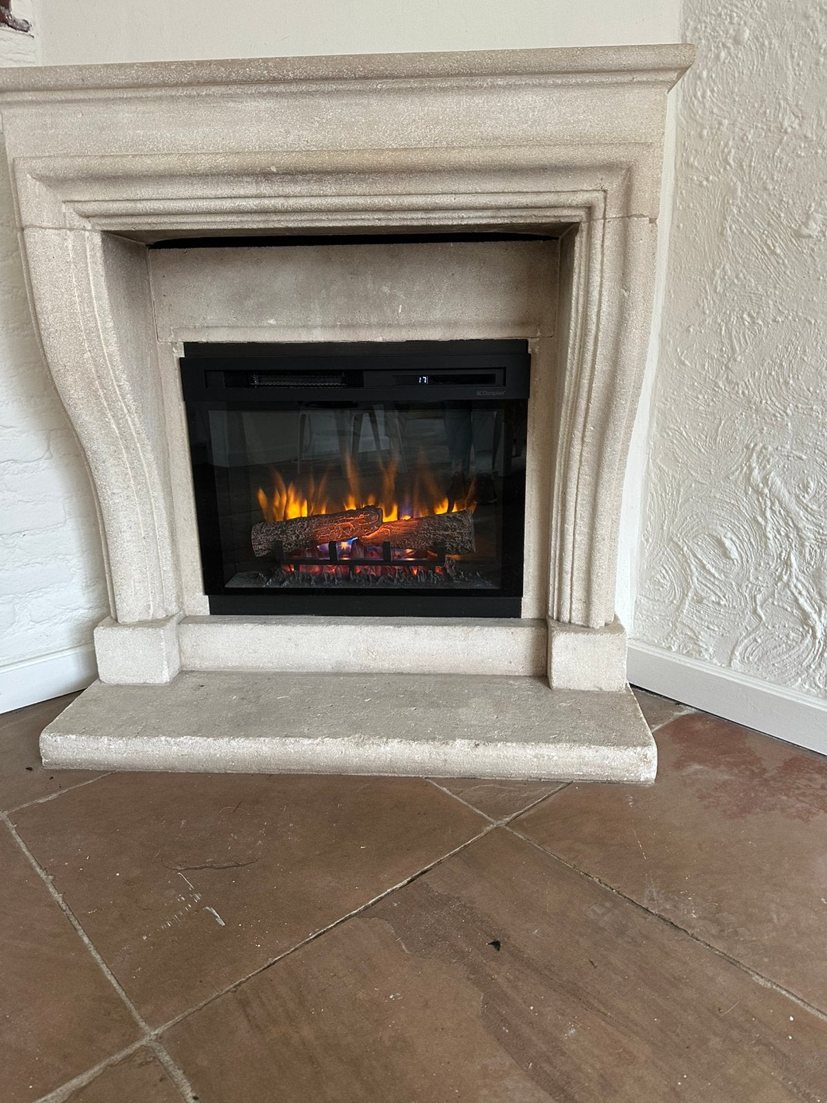 Dimplex inbouw openhaard, Huis en Inrichting, Ophalen, Zo goed als nieuw, Inbouwhaard, Houthaard
