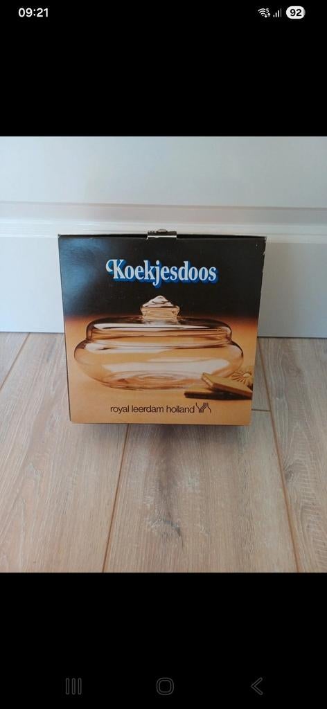 Royal leerdam holland koekjesdoos, Ophalen of Verzenden, Nieuw