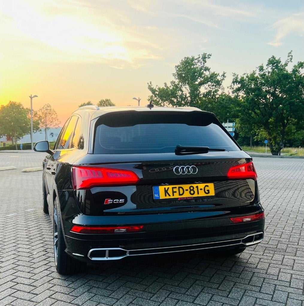 Audi SQ5 3.0 V6 TFSI | QUATTRO| Modeljaar 2018 | 110.000 km, Auto's, Automaat, Dealer onderhouden, Parkeerassistent, Zwart