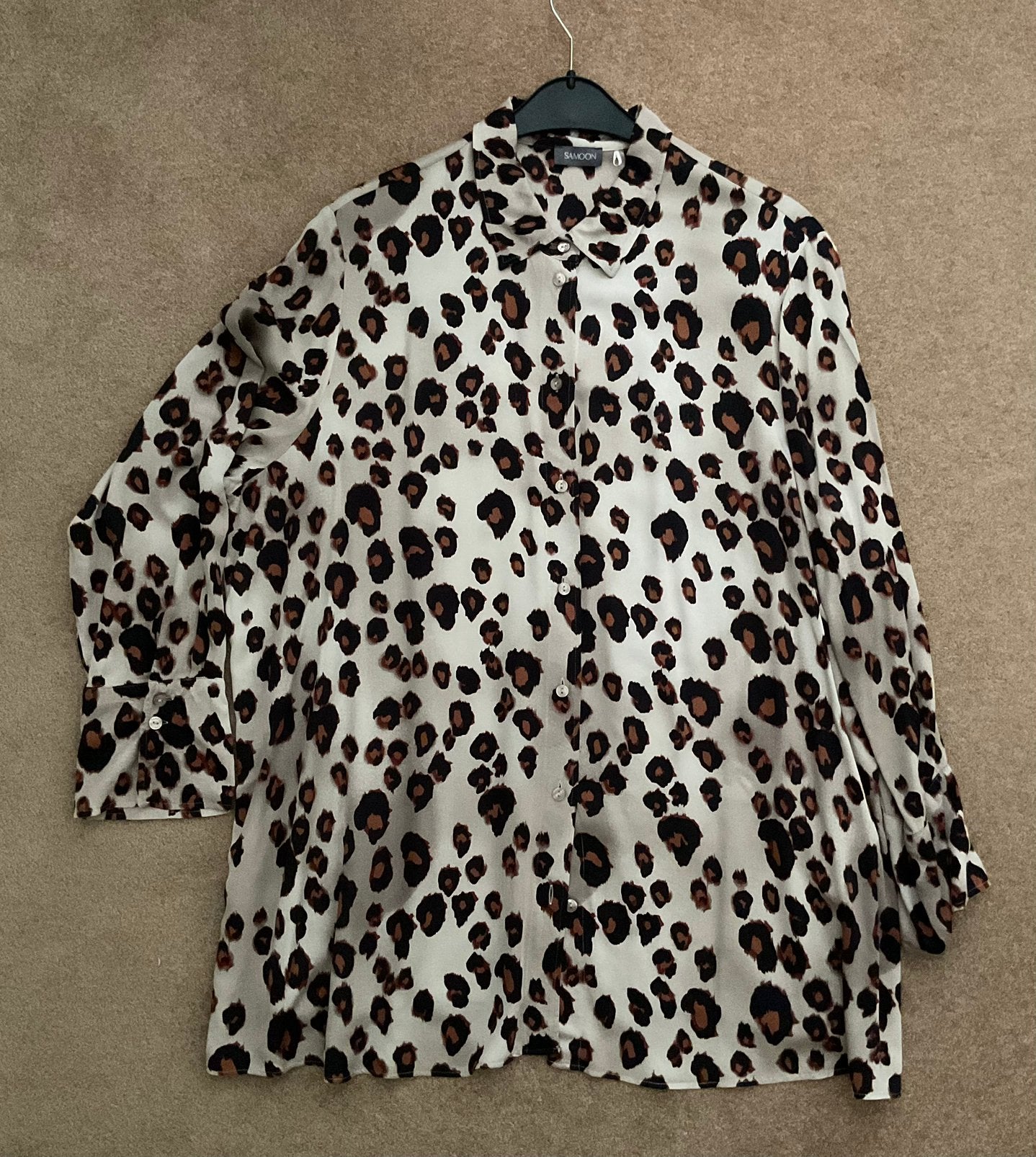Blouse maat 50 Samoon, Kleding | Dames, Ophalen of Verzenden, Zo goed als nieuw, Maat 46/48 (XL) of groter