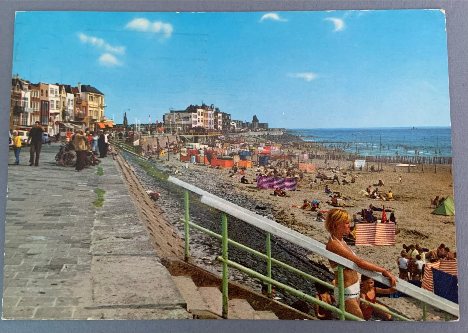 Vlissingen Boulevard met Strand, Verzenden, 1960 tot 1980, Gelopen, Zeeland