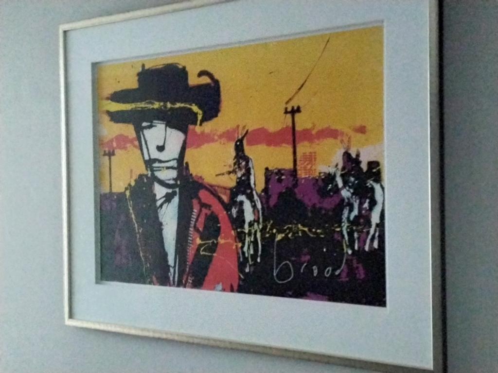 Zeefdruk Herman Brood - Indian Escort, Antiek en Kunst, Kunst | Schilderijen | Modern, Ophalen