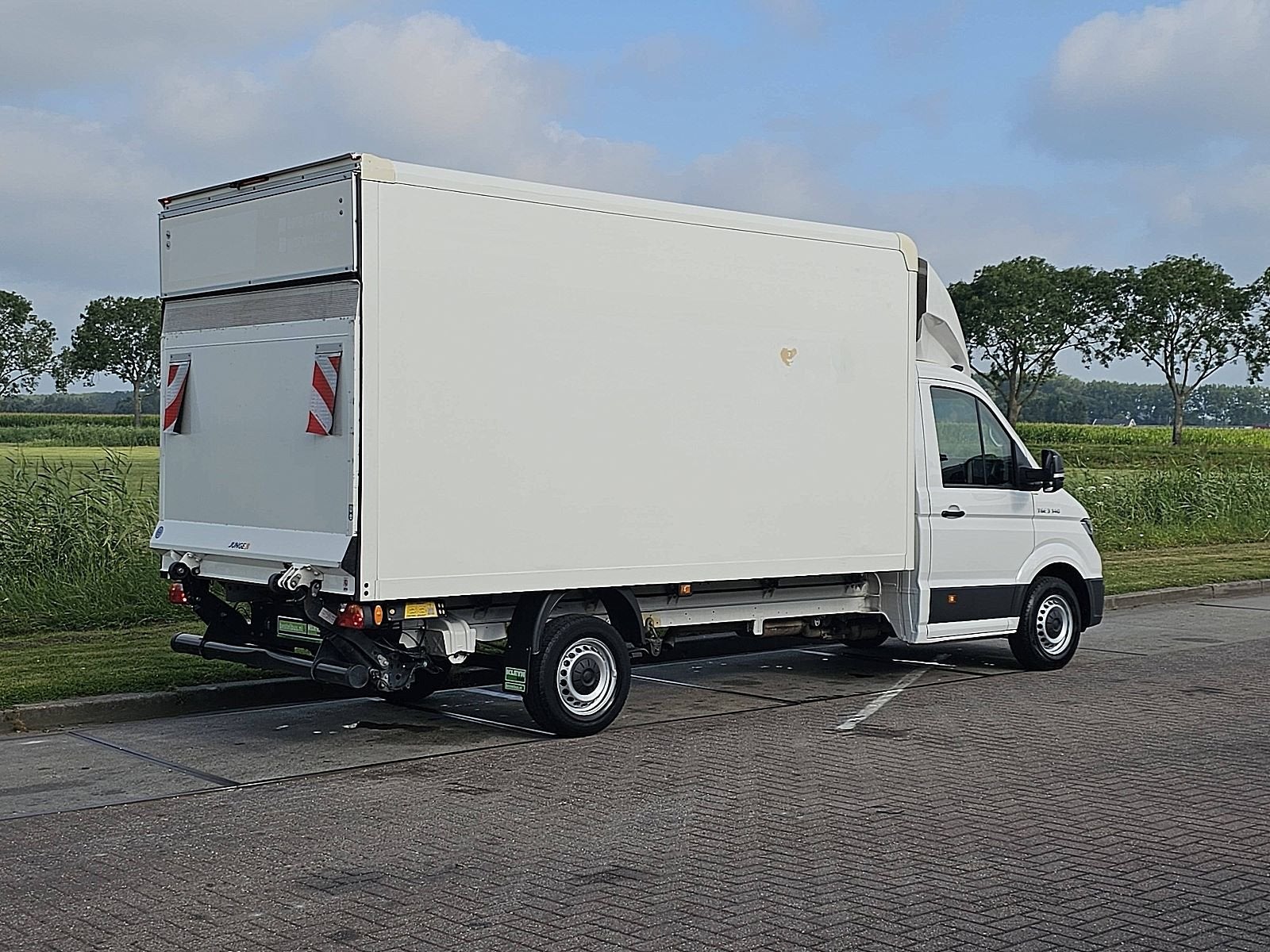 M.A.N. TGE 3.140 bakwagen laadklep !, Gebruikt, Euro 6, MAN, Wit