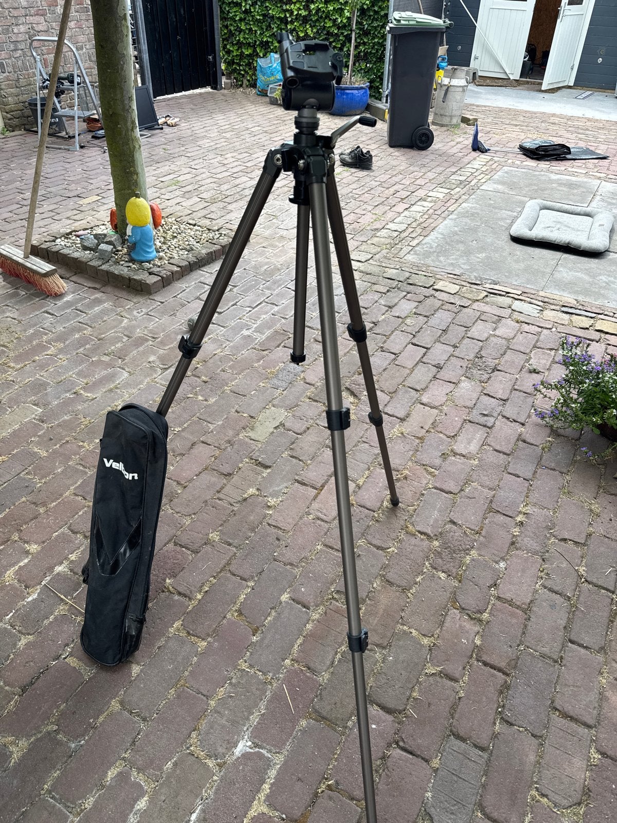 Velbon PH-157Q Statief - Nieuw, nooit gebruikt!, Ophalen, Velbon, Nieuw, Driepoot