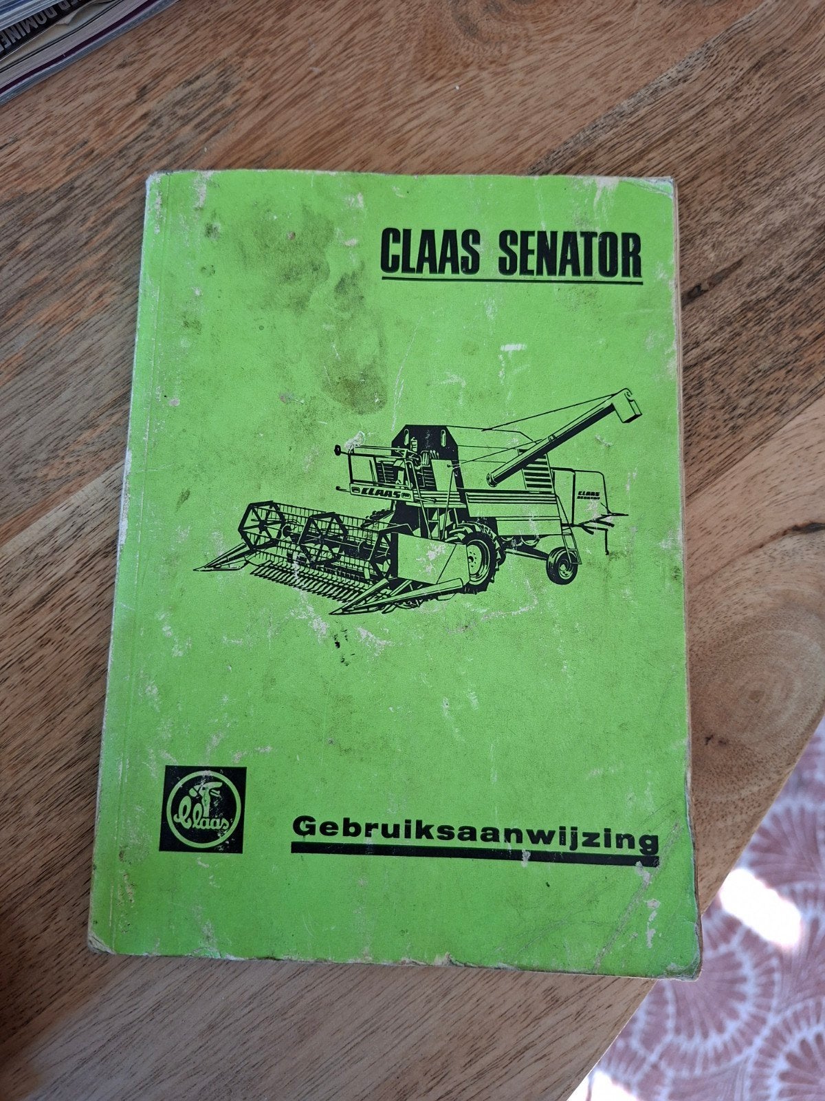 Claas Senator Gebruiksaanwijzing - Oogstmachine Handleiding, Ophalen of Verzenden, Gelezen, Overige onderwerpen, Claas