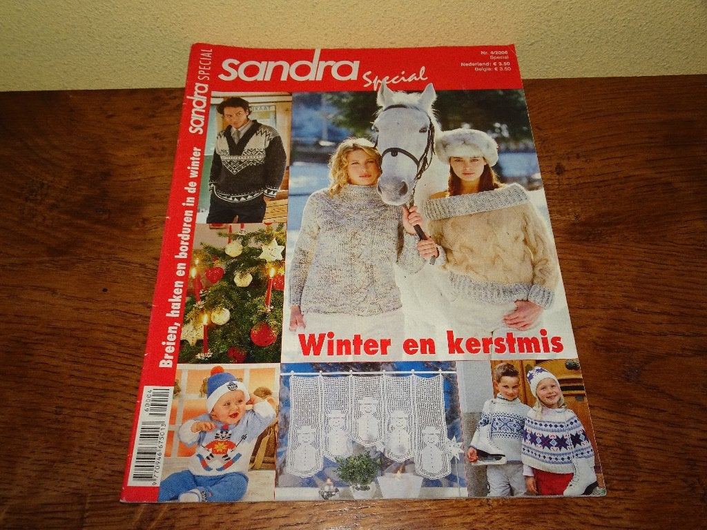 Sandra Special Nr. 4/2006 winter handwerk tijdschrift, Ophalen of Verzenden, Zo goed als nieuw, Breien of Haken, Patroon of Boek