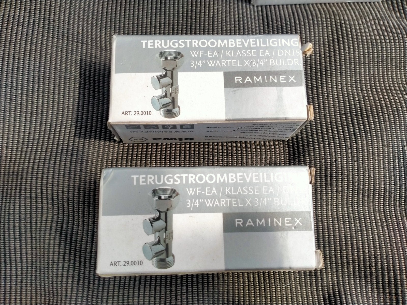 2x Raminex Terugstroombeveiliging WF-EA/Klasse EA/DN15, Doe-het-zelf en Verbouw, Ophalen of Verzenden, Nieuw