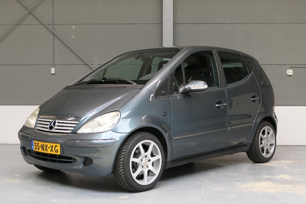 Mercedes-Benz A-Klasse 1.4 A140 2004 Blauw, Voorwielaandrijving, 1005 kg, 40 €/maand, 4 cilinders