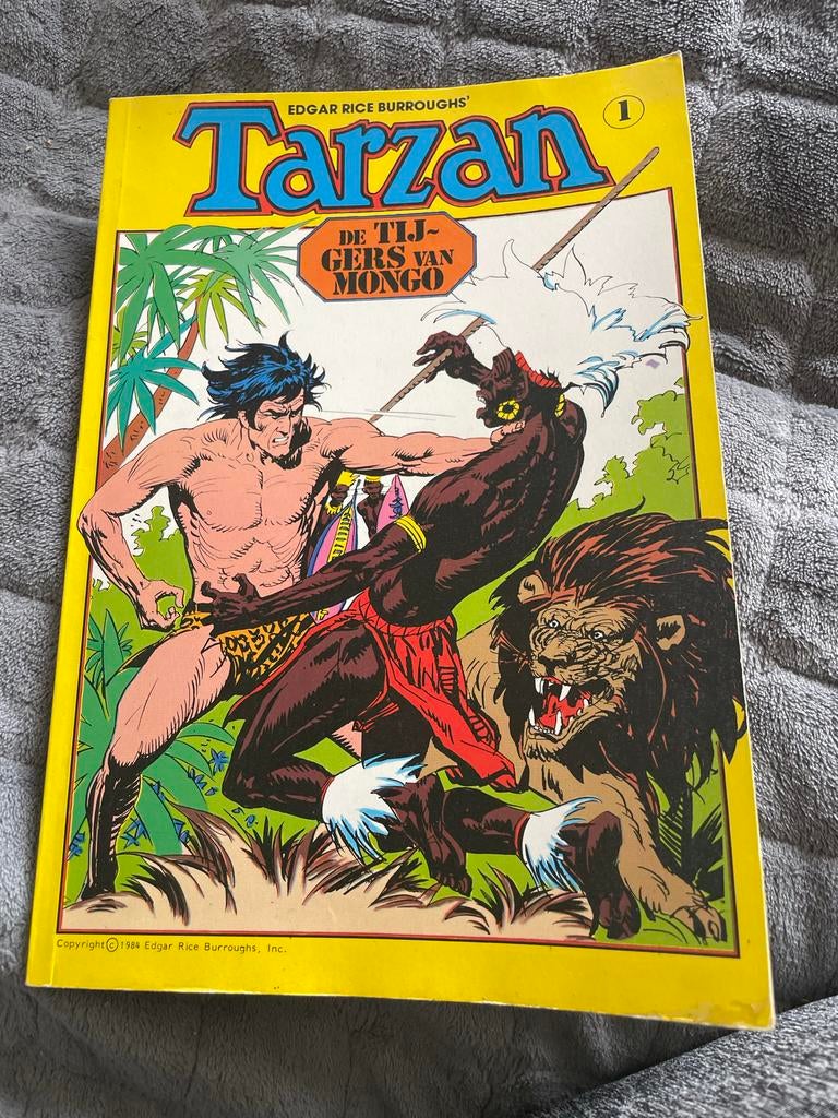 Tarzan: De Tijgers van Mongo - Edgar Rice Burroughs, Boeken, Stripboeken, Eén stripboek, Ophalen of Verzenden, Gelezen