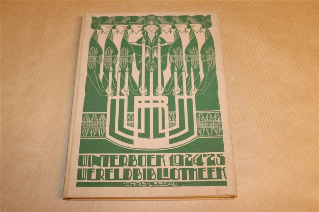 Winterboek Wereldbibl. 1924 — Art Deco Band Lebeau, Toorop, Ophalen of Verzenden