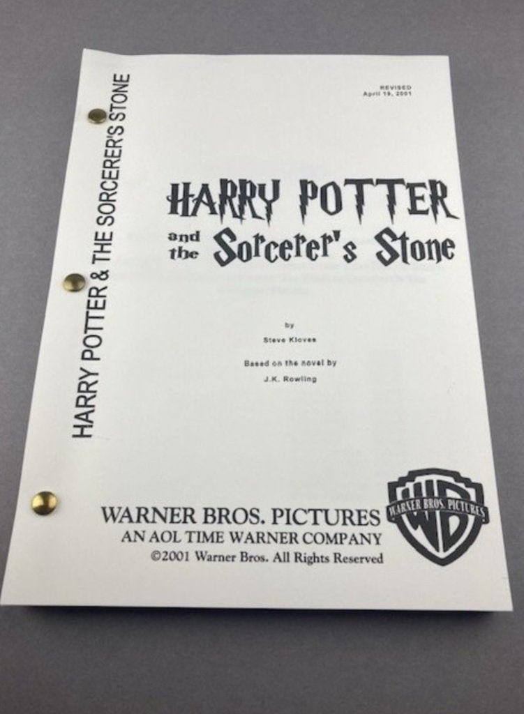 Filmscript Harry Potter and the Sorcerer's Stone (2001), Ophalen of Verzenden, Nieuw, Overige typen