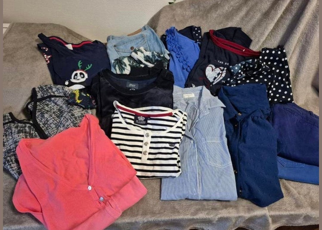 17 delig( merk) kleding pakket maat 38/40., Ophalen of Verzenden, Zo goed als nieuw, Maat 38/40 (M)