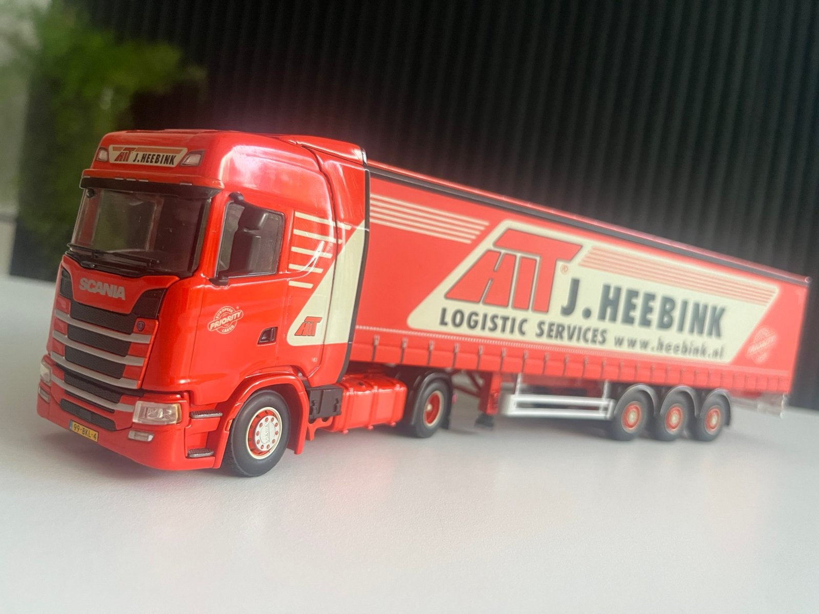 Wsi J. Heebink Scania, Ophalen of Verzenden, Zo goed als nieuw, Bus of Vrachtwagen, Wsi