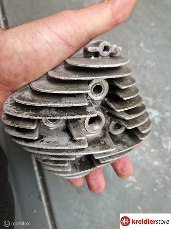 Kreidler cilinderkop voor 2,6 pk Mahle 15-03-06, Fietsen en Brommers, Brommeronderdelen | Kreidler, Gebruikt, Ophalen of Verzenden