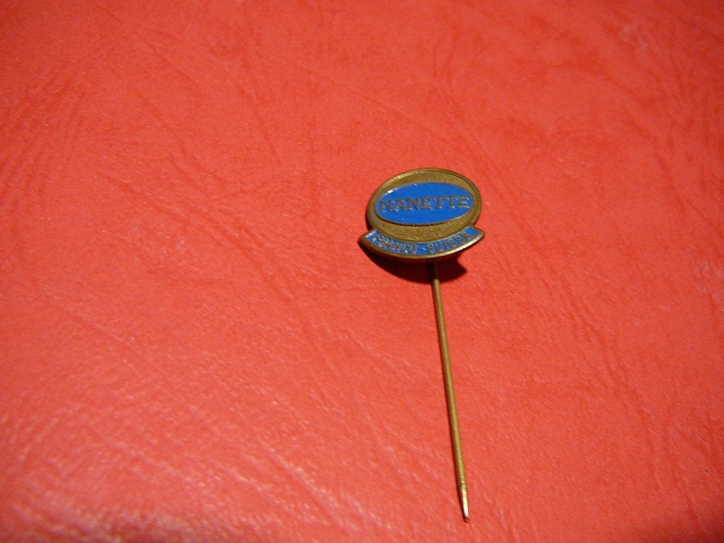 speldje Nanette Franco-Suise (blauw), Verzamelen, Speldjes, Pins en Buttons, Ophalen of Verzenden, Zo goed als nieuw, Overige onderwerpen