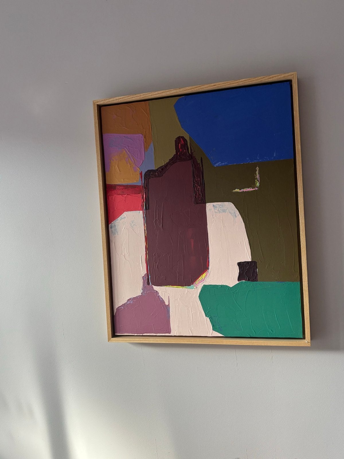 HK Living schilderijtje. Prachtige kleuren!, Antiek en Kunst, Ophalen of Verzenden