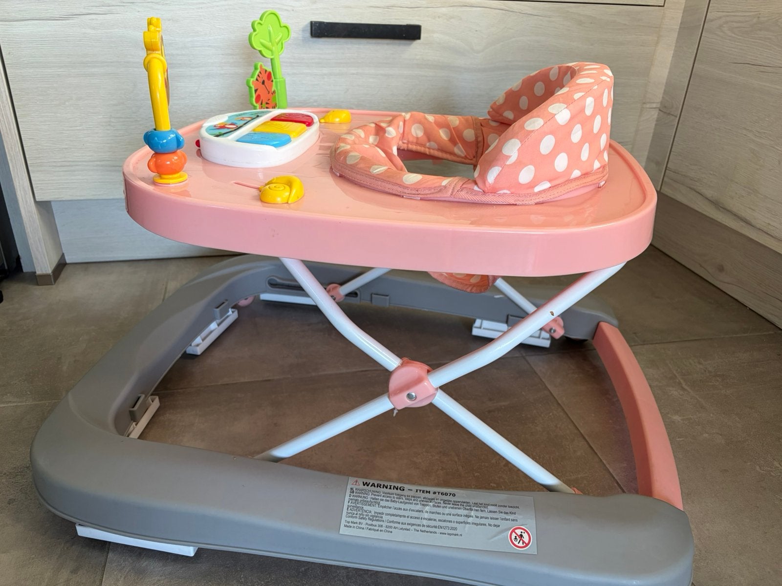 Topmark Loopstoel Roze, Ophalen