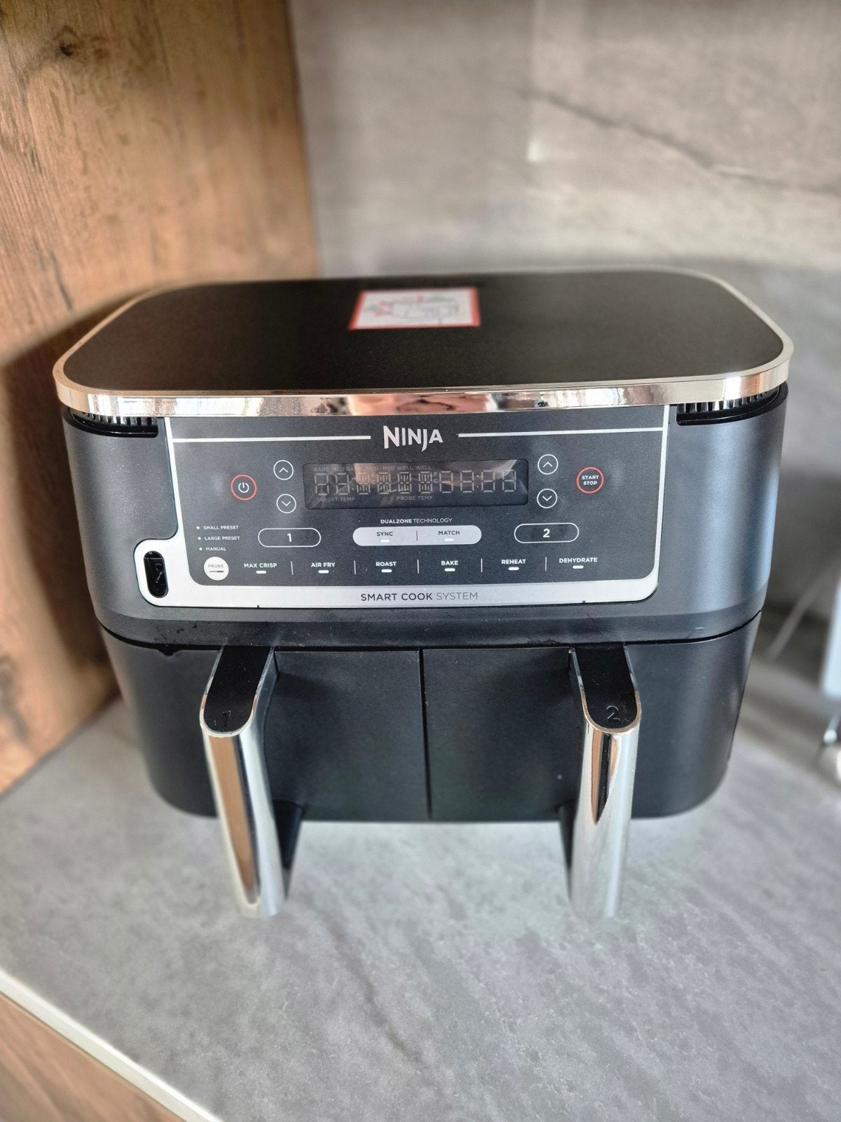 Ninja foodi AF451EU Duel dubbele Airfryer XXL maxi, Overige merken, Hete lucht, Ophalen of Verzenden, Heteluchtoven