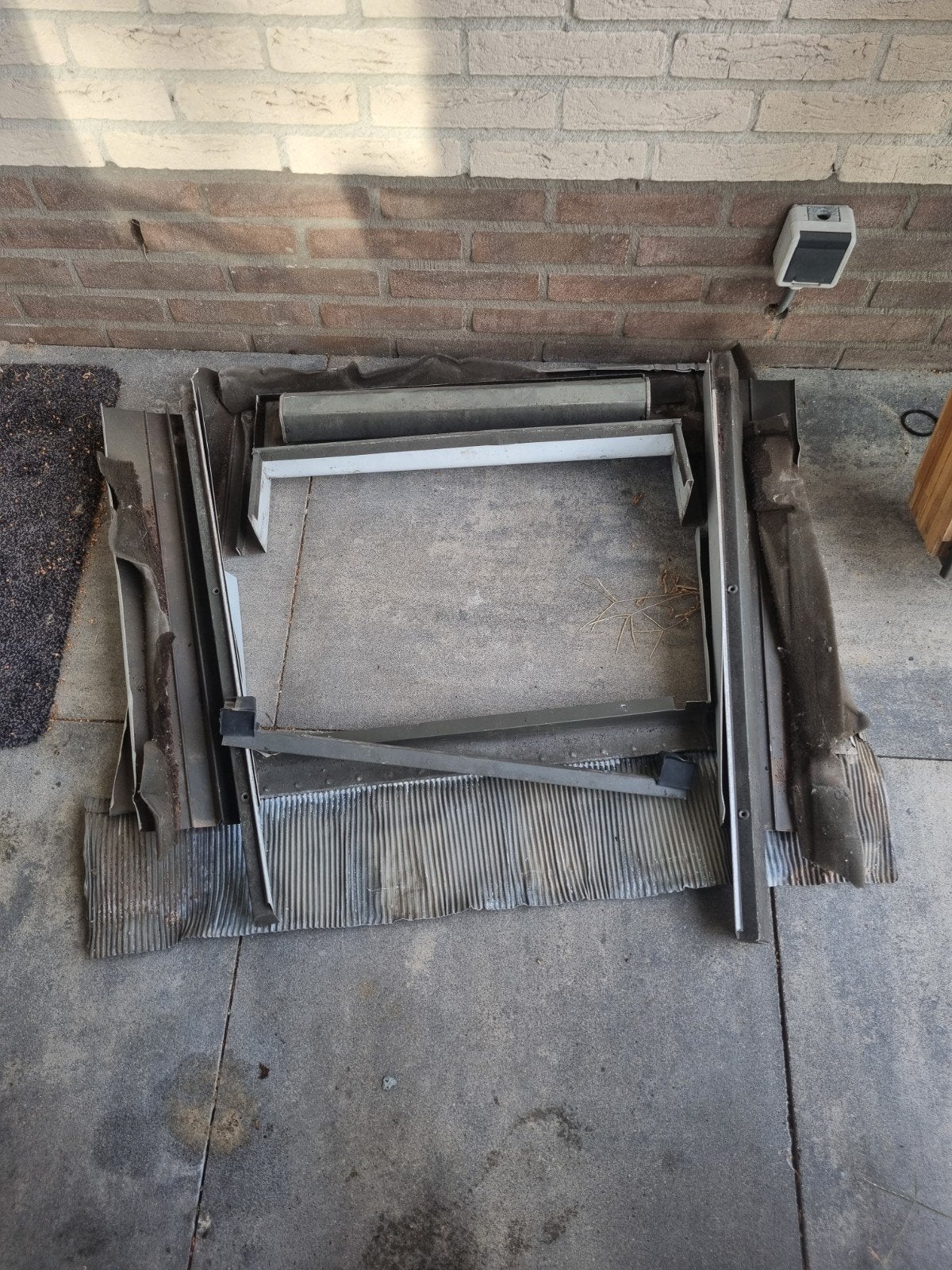 Gebruikt fakro Dakraam met Houten Kozijn, Ophalen, Gebruikt, Minder dan 80 cm, Minder dan 80 cm