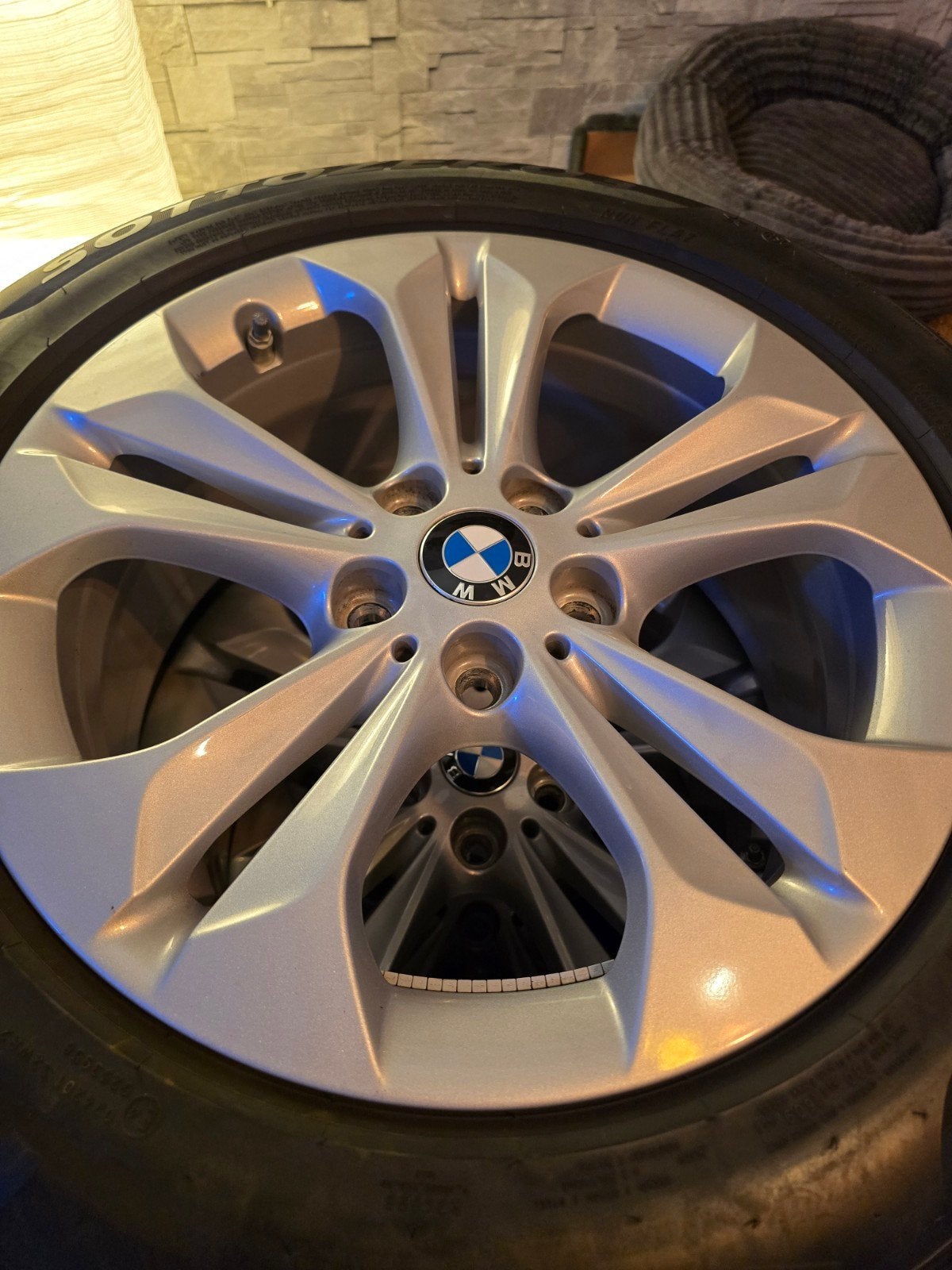 BMW velgen en banden R17, Auto-onderdelen, Banden en Velgen, Ophalen, Gebruikt, Banden en Velgen, 17 inch